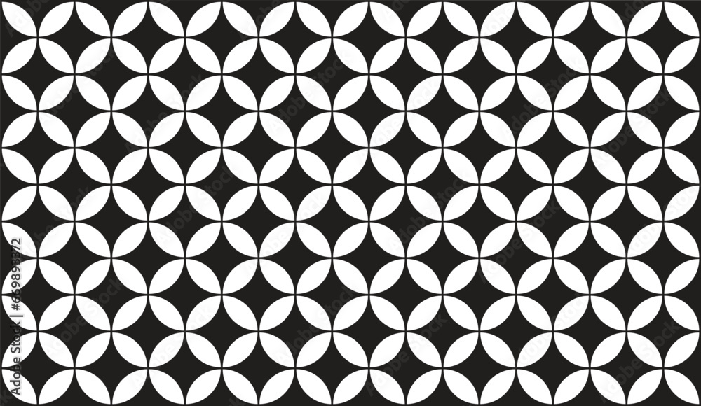 Seamless geometric modern black and white vector pattern Seamless geometric modern black and white vector pattern