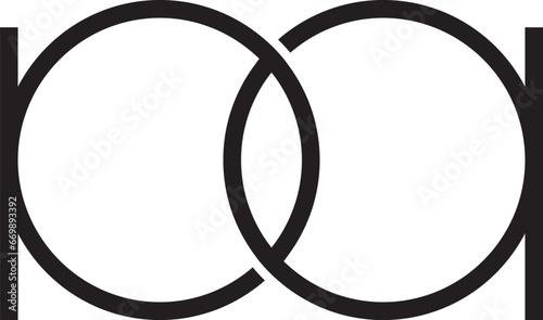 aa letter logo minimalist design