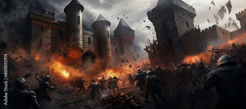 Medieval Castle Siege photo