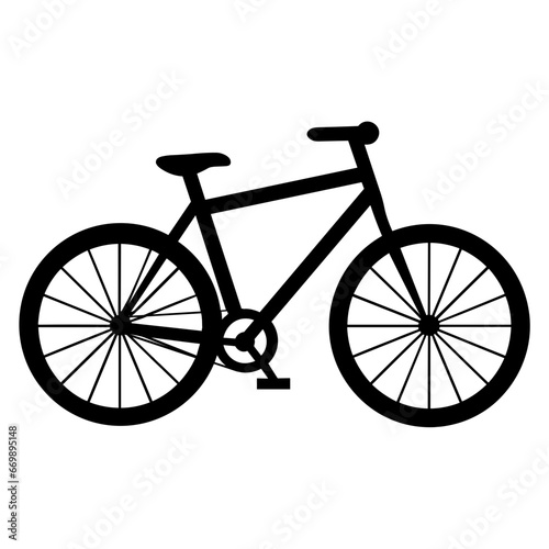 Icon Vector of Bicycle. Bike Illustration SVG © Hoeda80