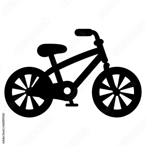 Icon Vector of Kid Bicycle. Bike Illustration SVG © Hoeda80
