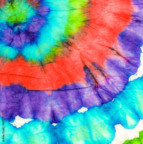 Candy Spiral Tie Dye. Tye Circular Art. Clothes