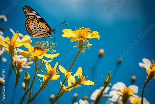 butterfly on a flower © Irum
