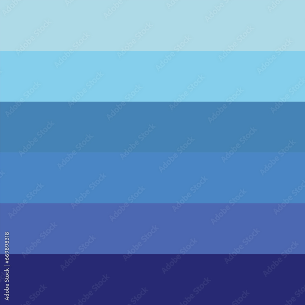 Abstract blue shades color palette for your design, vector illustration