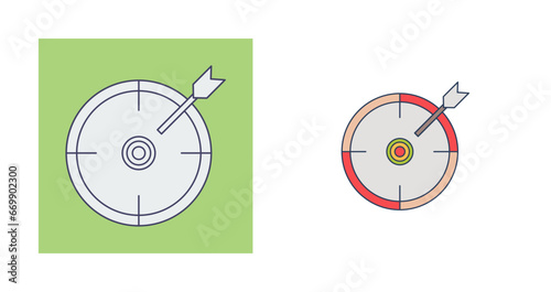 Target Location Vector Icon