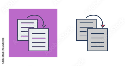 Duplicate Content Vector Icon