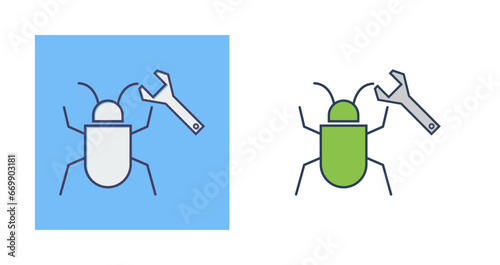 Bug Fixing Vector Icon