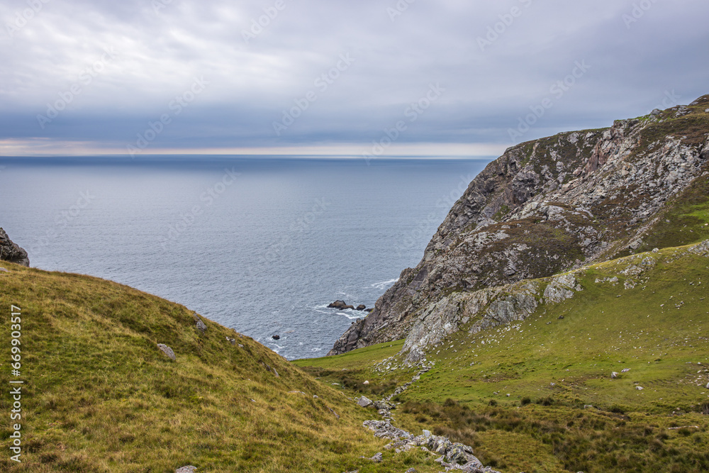 Teelin, Ireland - September 2 2023 Teelin, Ireland - September 2 2023