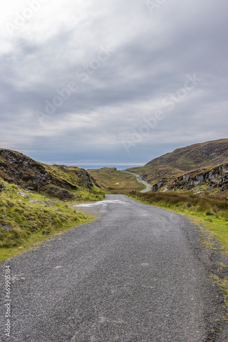 Teelin, Ireland - September 2 2023 "Wild Atlantic Way - Sliabh Liag Cliffs"