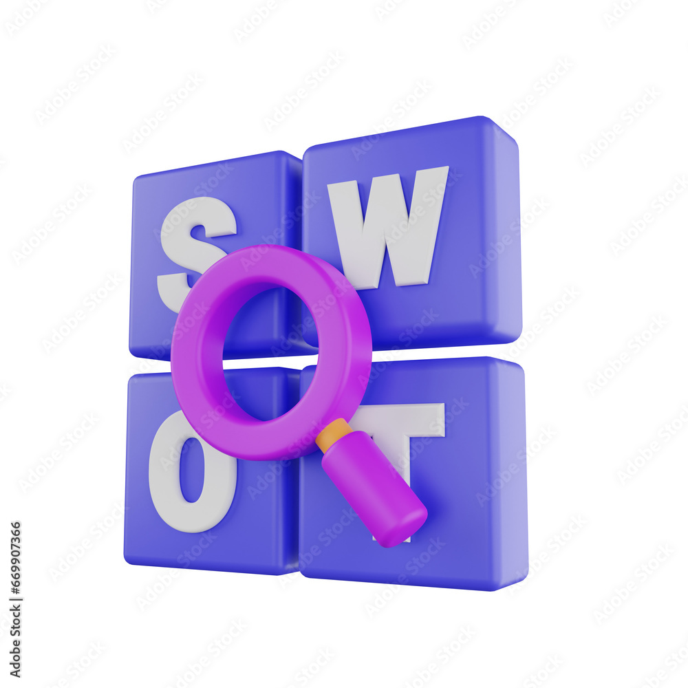 Swot 3D illustrations Swot 3D illustrations