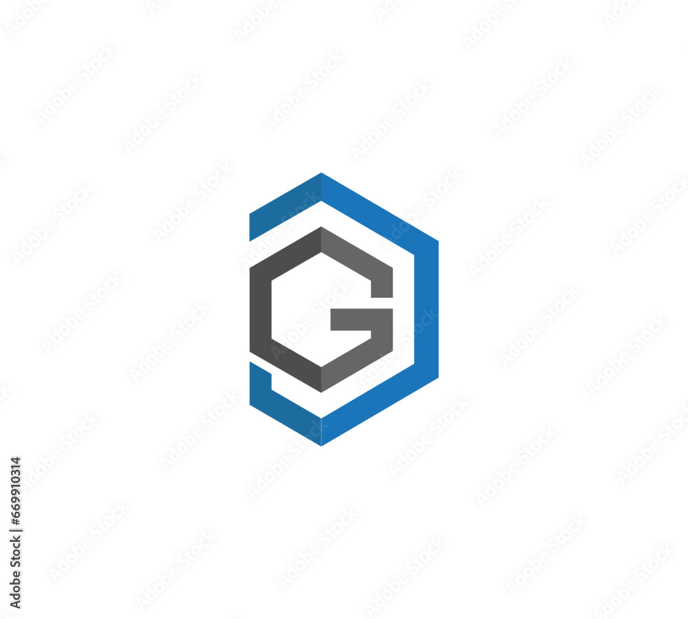 DG letter logo design vector template