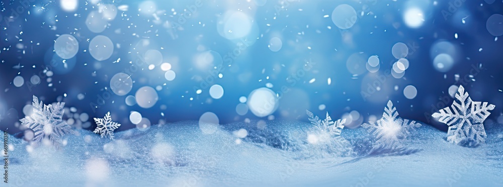 blue christmas snowy background blue christmas snowy background