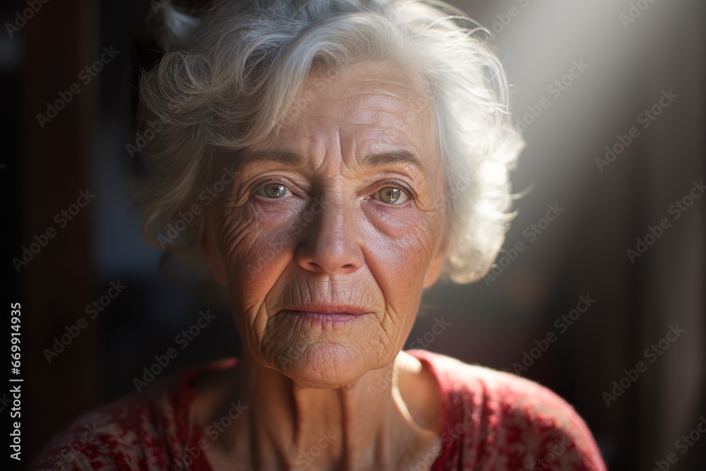 grandmother portrait / old woman portrait