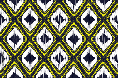 Ethnic pattern . Geometric chevron abstract illustration, wallpaper. Tribal ethnic vector texture. Aztec style. Folk embroidery. Indian, Scandinavian, African rug.design for carpet, sarong 