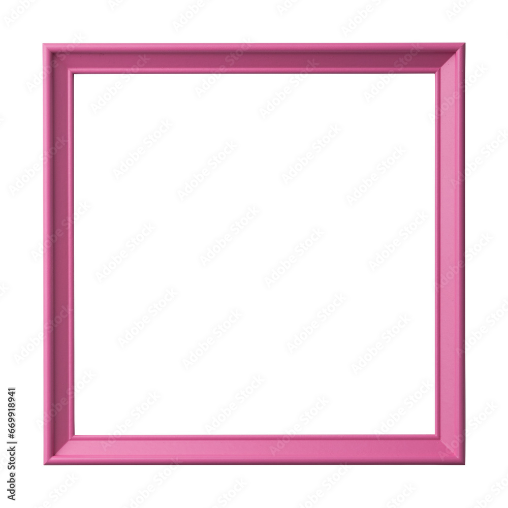 Pink blank picture frame, realistic horizontal picture frame. Empty white picture frame, mockup template isolated on white background. Pink blank picture frame, realistic horizontal picture frame. Empty white picture frame, mockup template isolated on white background.