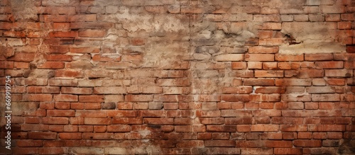 Old worn brick wall texture
