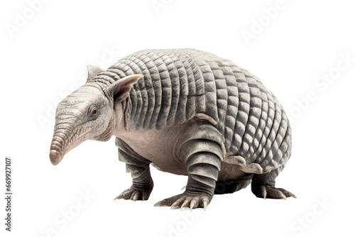 Realistic Armadillo Design Isolated on Transparent Background