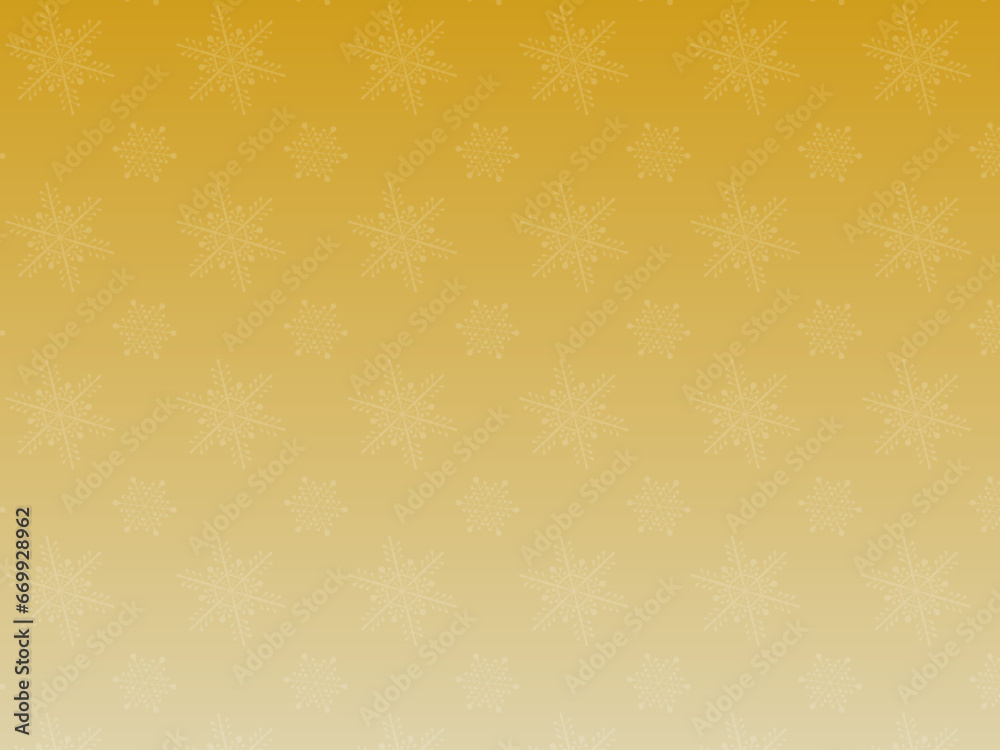 雪の結晶の背景/黄 雪の結晶の背景/黄