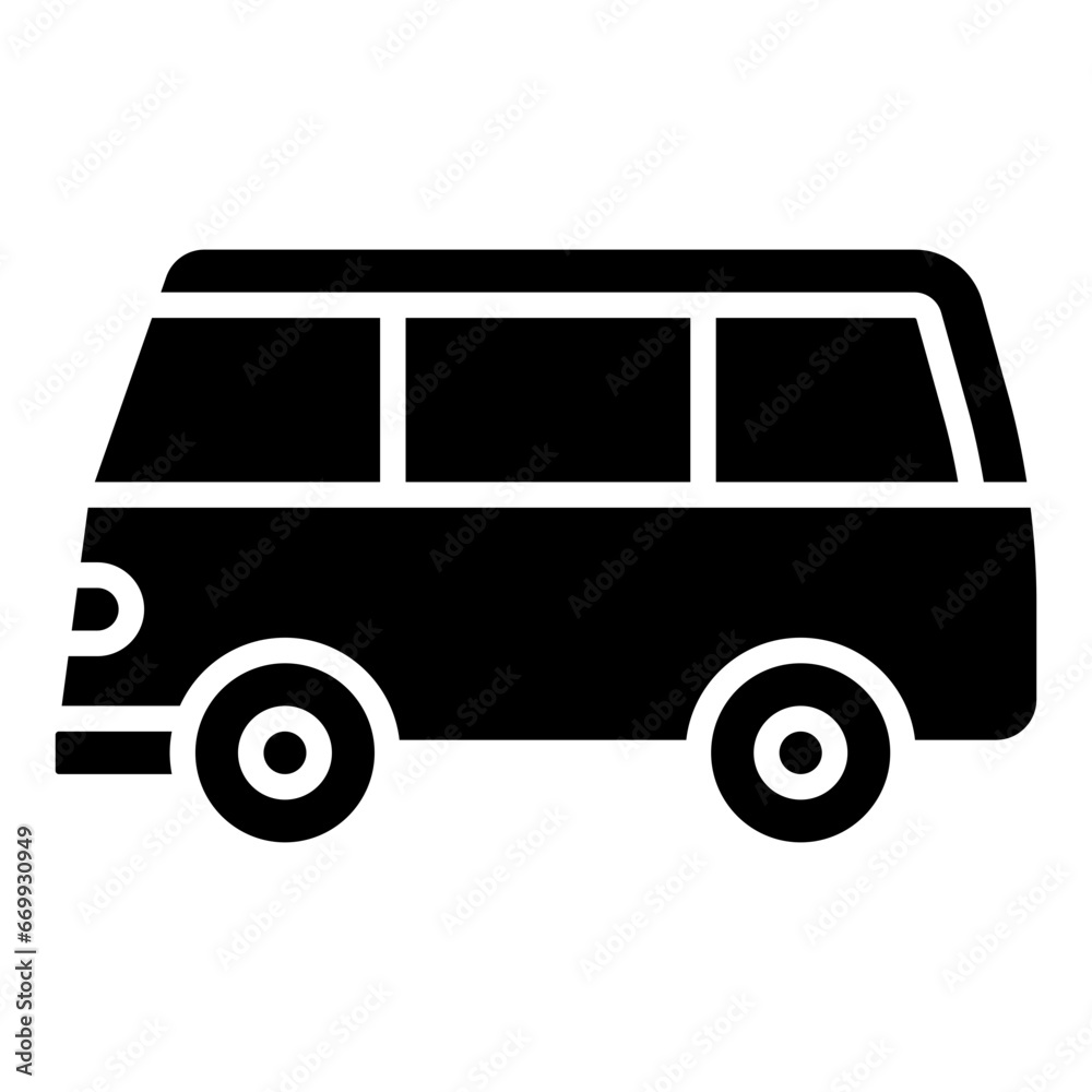 minivan car icon