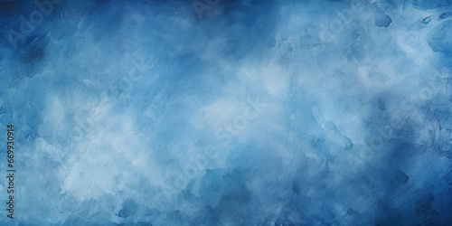 Blue sky and clouds background material Clouds. Sky. Vibrant color panoramic sky with cloud on a sunny day White clouds in blue sky for background, generative AI