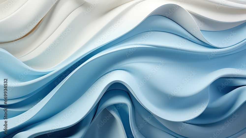 Fototapeta premium white blue silk background