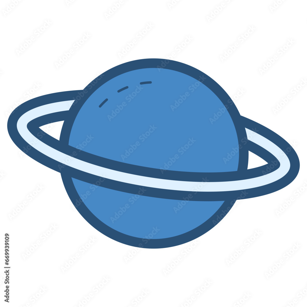 Fototapeta premium planet saturn icon