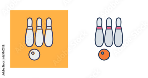 Bowling Vector Icon