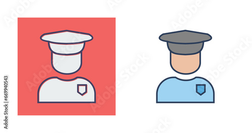 Security Guard Vector Icon