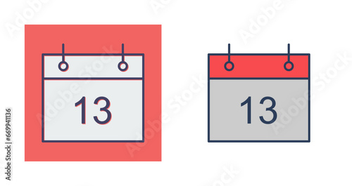 Marked Date Vector Icon