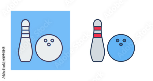 Bowling Vector Icon