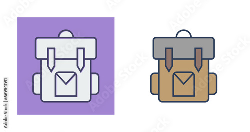 Bagpack Vector Icon