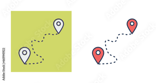 Distance Vector Icon