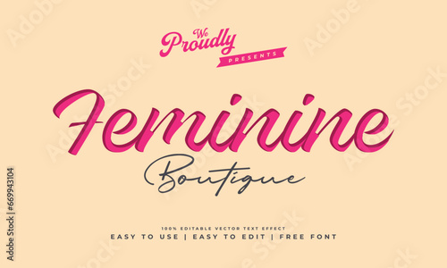 beauty salon boutique cosmetic spa wellness editable text effect alphabet font typography typeface