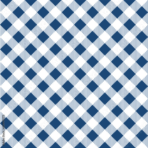 Navy blue plaid pattern background. plaid pattern background. plaid background. Seamless pattern. for backdrop, decoration, gift wrapping, gingham tablecloth, blanket, tartan, fashion fabric print.