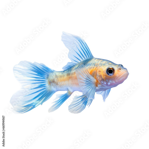 Tecopa Pupfish in Hyper-Realistic Detail  on transparent background.