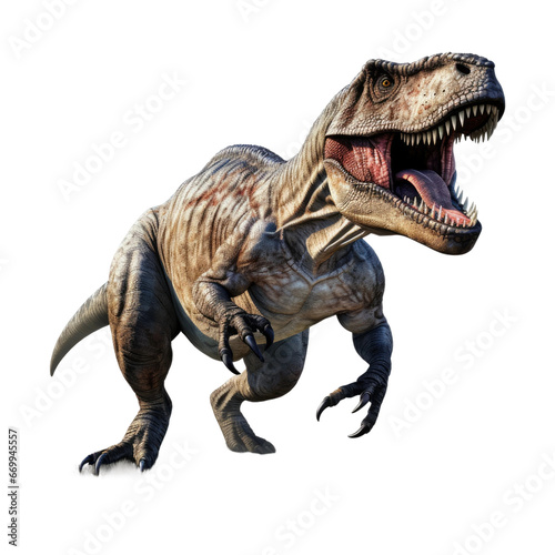 Tyrannosaurus Rex  on transparent background.