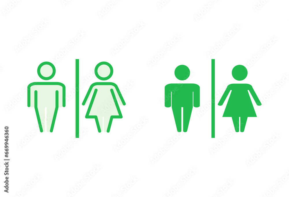 Toilet icon set. restrooms icon vector. bathroom sign. wc, lavatory Toilet icon set. restrooms icon vector. bathroom sign. wc, lavatory