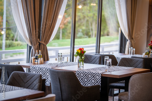 Fancy gourmet restaurant place