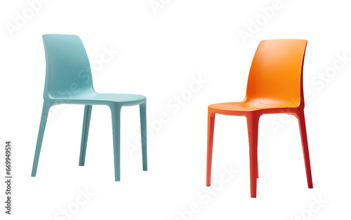 Modern Plastic Chair Design Transparent PNG