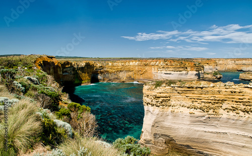 Razorback on the Great Ocean Road in Port Campbell National Park, Melbourne, Australia.