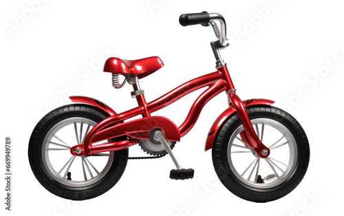 Training Wheels on Red Bike Transparent PNG