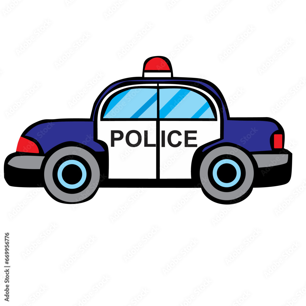 Police Car Vector Of Stock illustration design Police Car Vector Of Stock illustration design