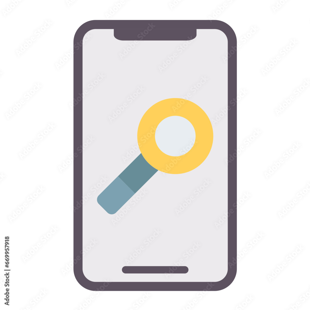 Vector Design Mobile Research Icon Style Vector Design Mobile Research Icon Style