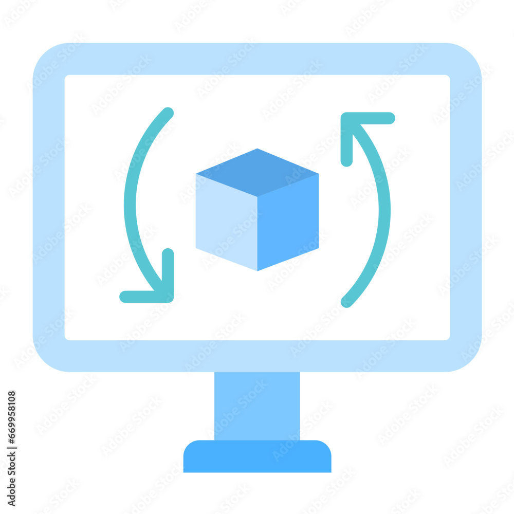 Vector Design Augmented Reality Icon Style Vector Design Augmented Reality Icon Style