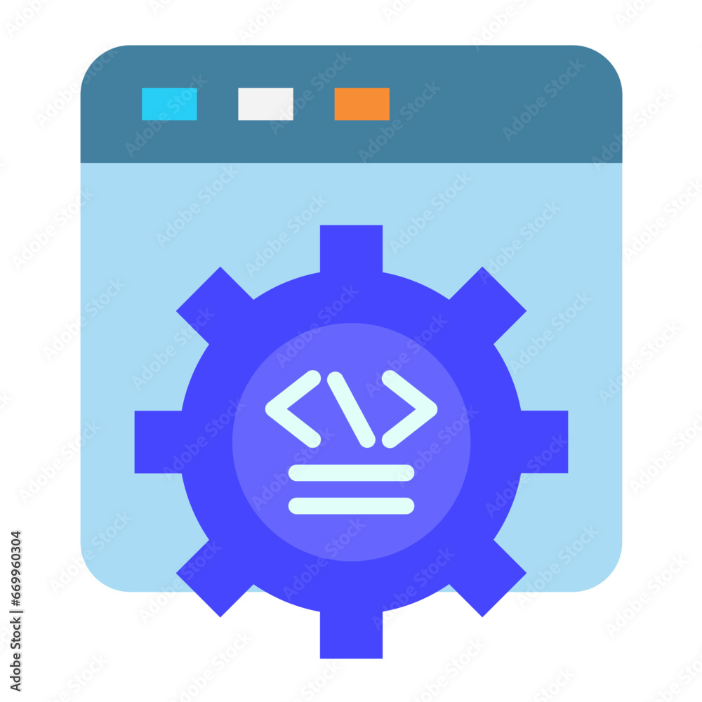 Vector Design Web Development Icon Style Vector Design Web Development Icon Style