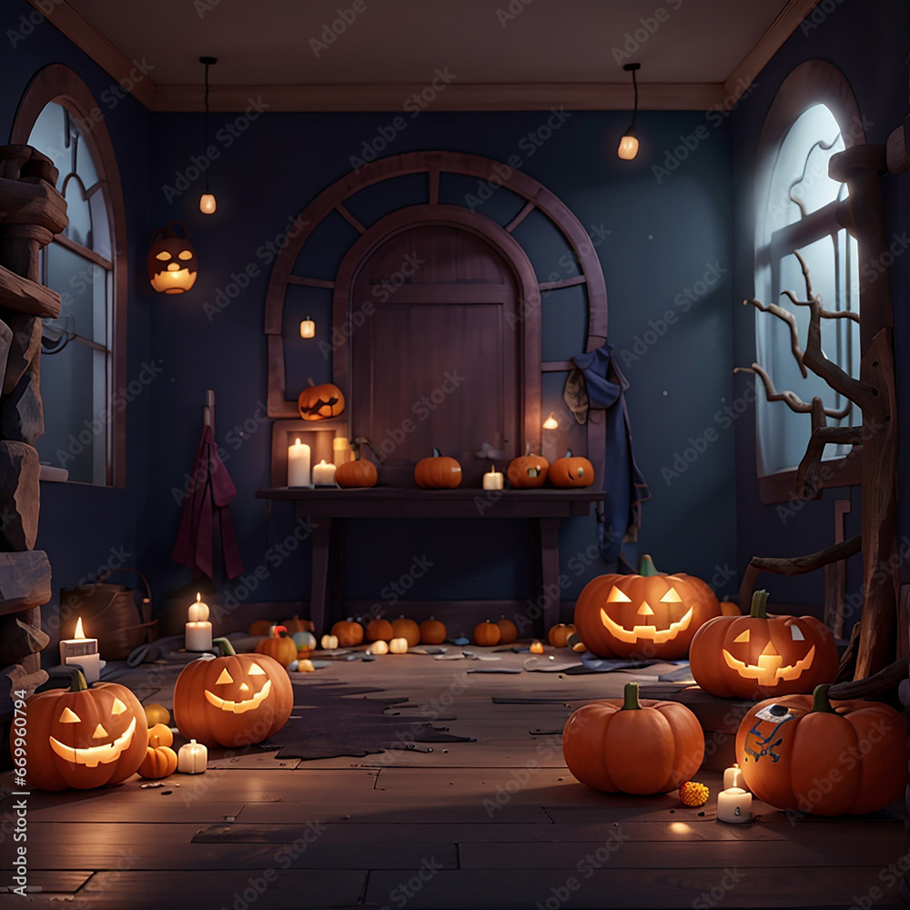 halloween pumpkin background 
