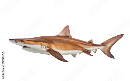 The Unique Bonnethead Shark on transparent background