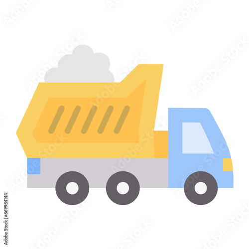 Dump Truck Icon Style