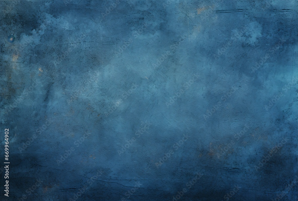 a blue grunge paper texture for your digital design, bold chiaroscuro contrast, dark sky-blue and dark navy, colorful textures