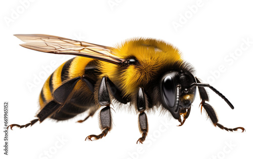 Amazing World of Bumblebees on transparent background